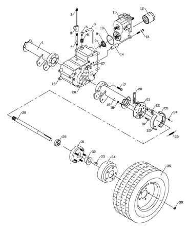 Picture for category Drive Axle & Wheels (SN 1735 - )