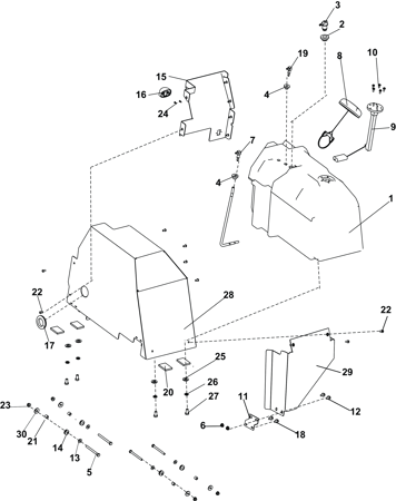 Picture for category Rear Frame Section (Center Parts)