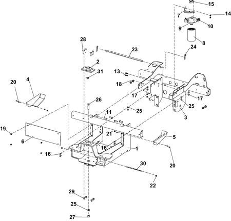 Picture for category REAR AXLE SUPPORT ASSEMBLY
